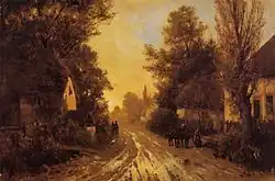 Eine Landstraße im Herbst, 1878