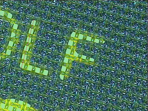 Das L ist 2&nbsp;mm lang