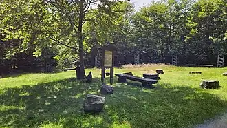 Ehemaliger Gerichtsplatz des Femegerichtes "Freier Stuhl" auf dem Siebenahorn