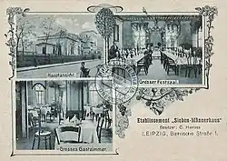 (3) Das Siebenmännerhaus auf einer historischen Postkarte