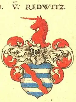 Wappen der Familie von Redwitz aus Siebmachers Wappenbuch