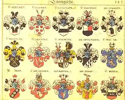 Roeder in Abteilung Thüringen in Johann Siebmachers Wappenbuch von 1605