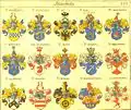 Wappen derer von Below I und II in Siebmachers Wappenbuch 1605