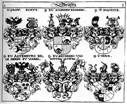 Wappen der Kurz im Siebmacher, Band 4, bei den Reichsgrafen