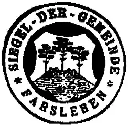 Altes Siegel der Gemeinde Farsleben