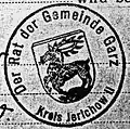 Altes Siegel der Gemeinde Garz