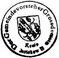 Altes Siegel der Gemeinde Großdemsin