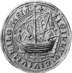 1365 Hanseatisches Prunksiegel Kiels