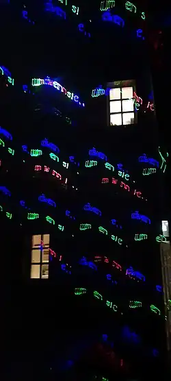 iegfried Kaercher Illumination of Ebernburg Castle Bad Kreuznach Sentences View