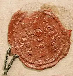 Siegel des Stiftsamtmanns Iver von Ahnen