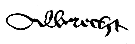 Unterschrift von Albrecht Achilles