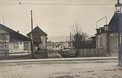 Vögelimühle 1917, Kanal noch nicht zugedeckt