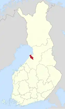 Lage von Siikajoki in Finnland