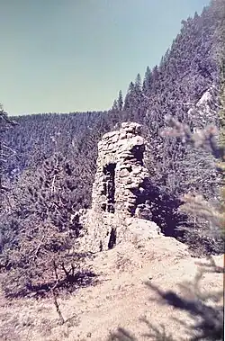 Westwand, Aussenseite, September 1995