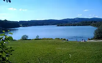 Silbersee, südliche Badestelle