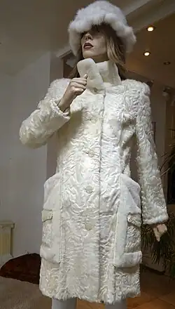 Mantel und Kappe mit Samtnerz (Schenkenbach, Düsseldorf, 2016)