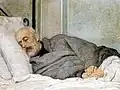 Der sterbende Giuseppe Mazzini, 1873