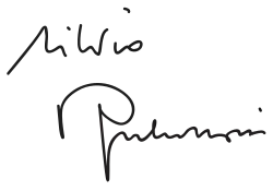 Unterschrift von Silvio Berlusconi