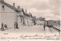 Bahnhof Simola um 1900