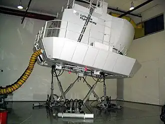 Flugsimulator auf einem Hexapod