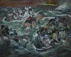 Max Beckmann: Sinking of the Titanic, 1912/1913