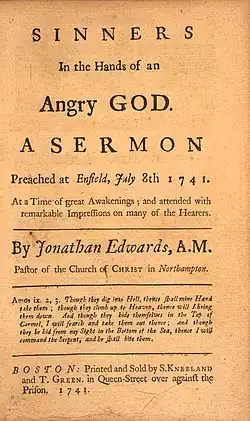 Jonathan Edwards (Prediger): Sinners in the Hands of an Angry God, A Sermon Preached at Enfield, 1741