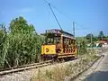 Triebwagen 7 auf der Überlandstrecke