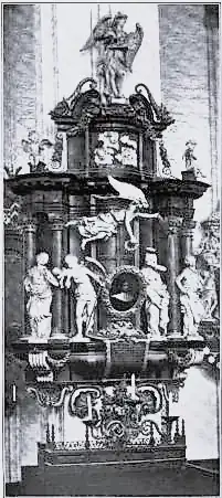 Epitaph Johann Siricius, 1942 zerstört