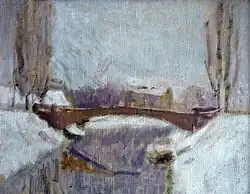 Elsterbrücke bei Leipzig-Großzschocher (1952)