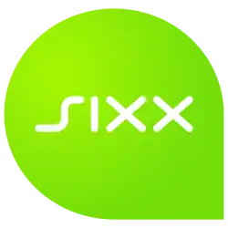 Logos der beiden Fernsehsender CBS und sixx, auf denen die Serie und ihre deutsche Synchronfassung ihre Premiere hatten