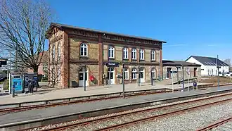 Der Bahnhof von Skærbæk