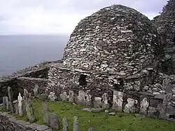 Klosterfriedhof auf Skellig Michael