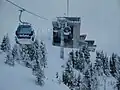 Skiweltbahn (Blick auf die Bergstation)