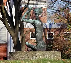 Pan mit Doppelföpte (1962), Berlin-Reinickendorf, Stadtbücherei am Schäfersee