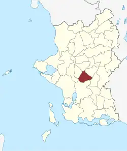 Lage des Fårdrup Sogn in der Slagelse Kommune