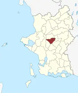 Lage des Gerlev Sogn in der Slagelse Kommune