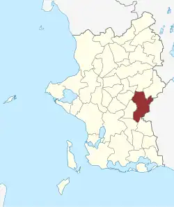 Lage des Gimlinge Sogn in der Slagelse Kommune