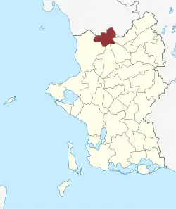 Lage des Havrebjerg Sogn in der Slagelse Kommune