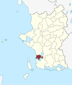 Lage des Skælskør Sogn in der Slagelse Kommune