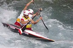 Piotr Szczepański (vorne) und Marcin Pochwała bei den Olympischen Spielen in London
