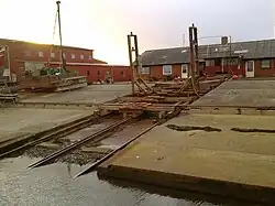 Slipanlage in Agger, Limfjord, Dänemark