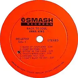 Anna Kings Album Back to Soul