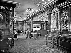 Der Rauchsalon im Jahr 1911