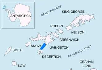 Karte von Smolensk Strait