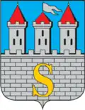 Wappen von Snjatyn, Ukraine