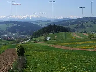 Gipfel rechts im Bild