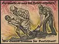 „So würde es uns bei Polen ergehen!“ – pro-deutsches Propagandaplakat
