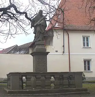 Statue des hl. Johannes von Nepomuk in Kovářov