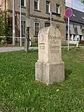 Grenzübergangsstein in Hohberg