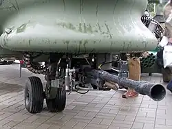 Polnisches NSW im Kaliber 12,7 × 99 mm NATO (WKM-B) an einem PZL W-3 Sokół